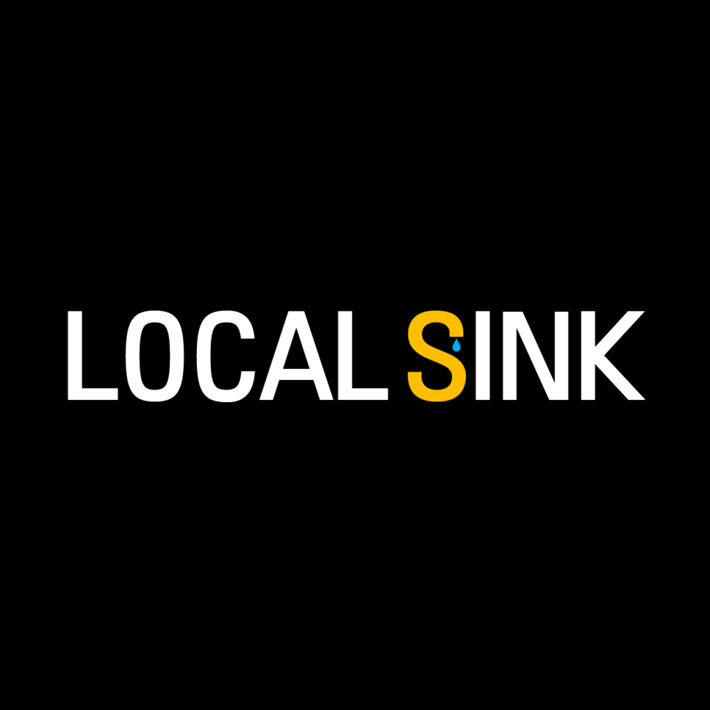 LocalSink Text Square Black